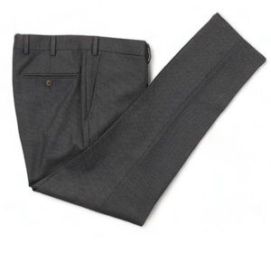 Suitsupply Sienna Wool Trousers Pants Men's 30 X 29
Charcoal Gray Flat Front